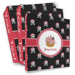 Pirate 3 Ring Binder - Full Wrap (Personalized)
