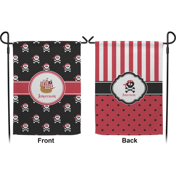 Pirate Garden Flag - Double Sided Front and Back