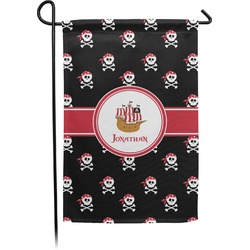 Pirate Small Garden Flag - Double Sided w/ Name or Text