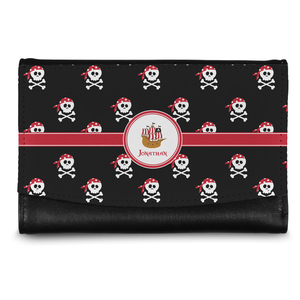 Custom Pirate Genuine Leather Women's Wallet - Small (Personalized)