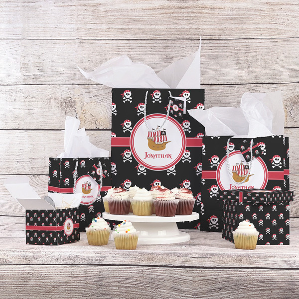 Pirate Gift Bags - In Context