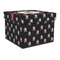 Pirate Gift Boxes with Lid - Canvas Wrapped - Large - Front/Main
