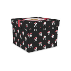 Pirate Gift Box with Lid - Canvas Wrapped - Small (Personalized)
