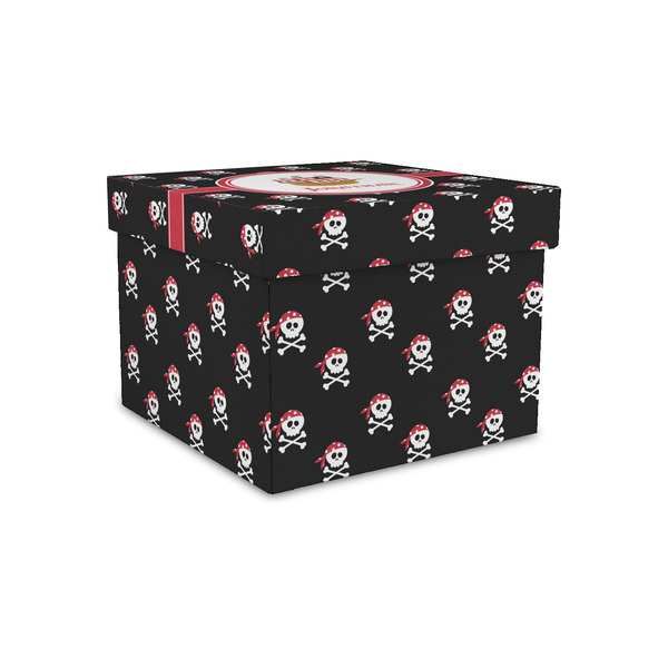 Custom Pirate Gift Box with Lid - Canvas Wrapped - Small (Personalized)