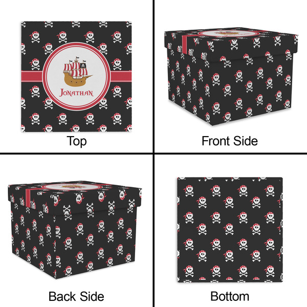 Pirate Gift Boxes with Lid - Canvas Wrapped - XX-Large - Approval