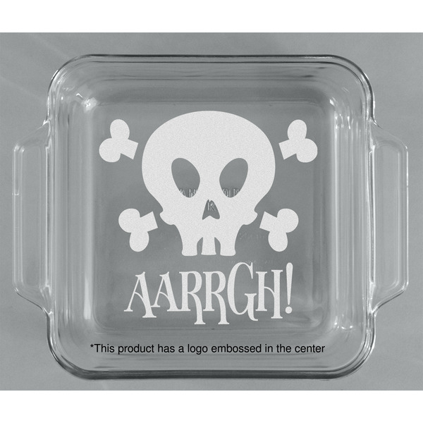 Pirate Glass Cake Dish - APPROVAL (8x8)