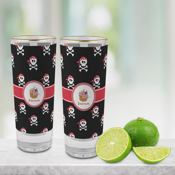 Pirate Glass Shot Glass - 2 oz - LIFESTYLE