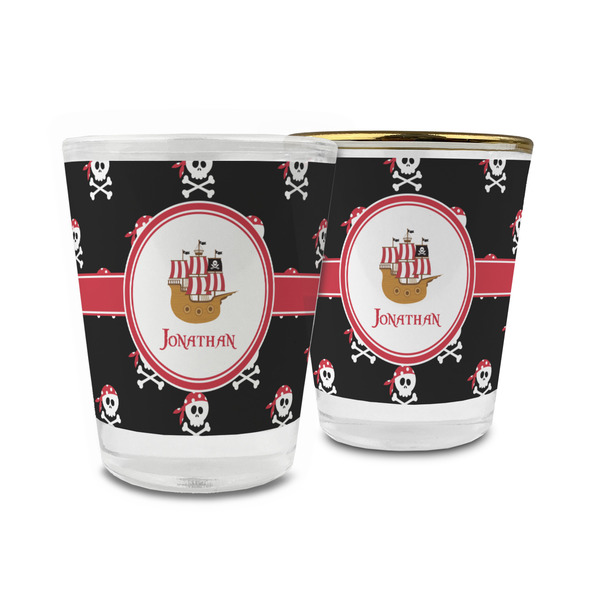 Custom Pirate Glass Shot Glass - 1.5 oz (Personalized)