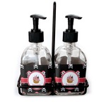 Pirate Glass Soap & Lotion Bottle Set (Personalized)