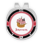 Pirate Golf Ball Marker - Hat Clip - Silver