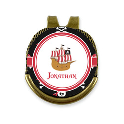 Pirate Golf Ball Marker - Hat Clip - Gold