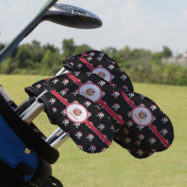 Custom Pirate Golf Club Iron Cover - Set of 9 (Personalized)