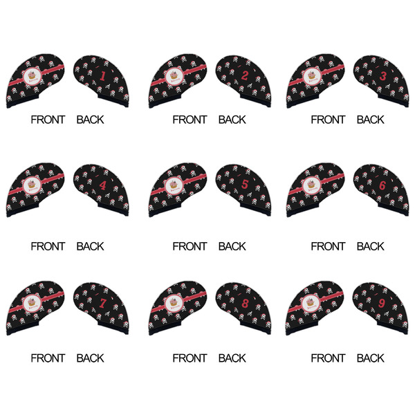 Pirate Golf Club Covers - APPROVAL (set of 9)
