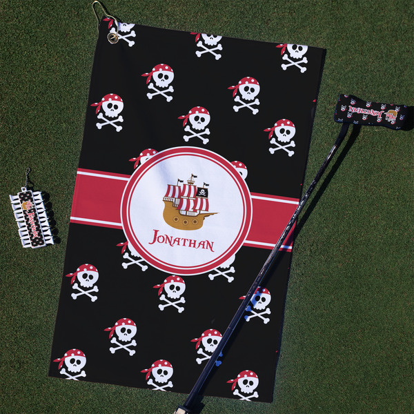 Custom Pirate Golf Towel Gift Set (Personalized)