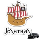 Pirate Graphic Car Decal (Personalized)