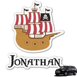 Pirate Graphic Car Decal (Personalized)