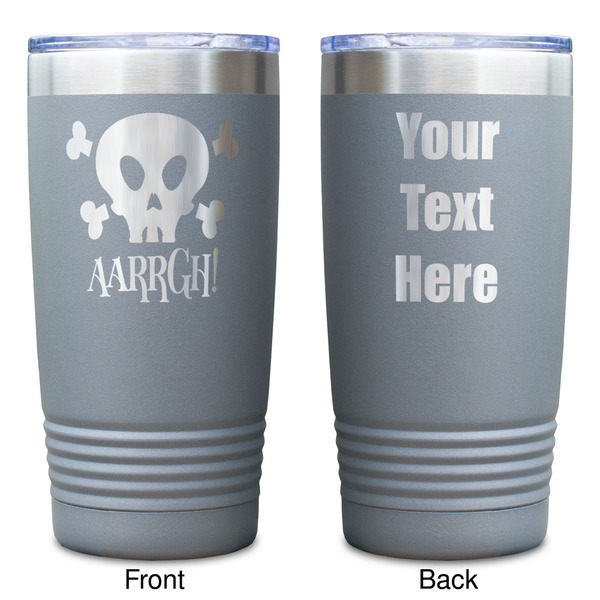 Pirate Gray Polar Camel Tumbler - 20oz - Double Sided - Approval