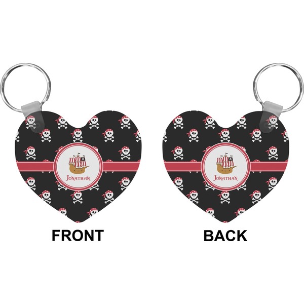 Pirate Heart Keychain (Front + Back)