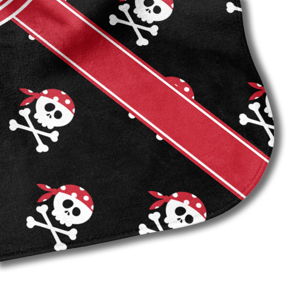 Pirate Hooded Baby Towel- Detail Corner