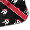 Pirate Hooded Baby Towel- Detail Corner