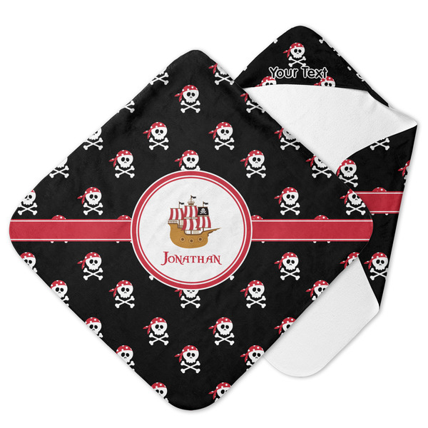 Custom Pirate Hooded Baby Towel (Personalized)