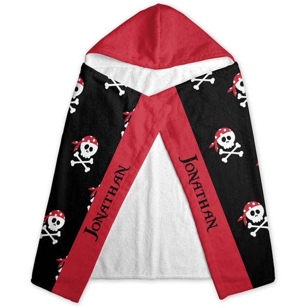 Pirate Hooded Towel - Folded