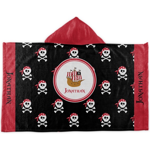 Custom Pirate Kids Hooded Towel (Personalized)