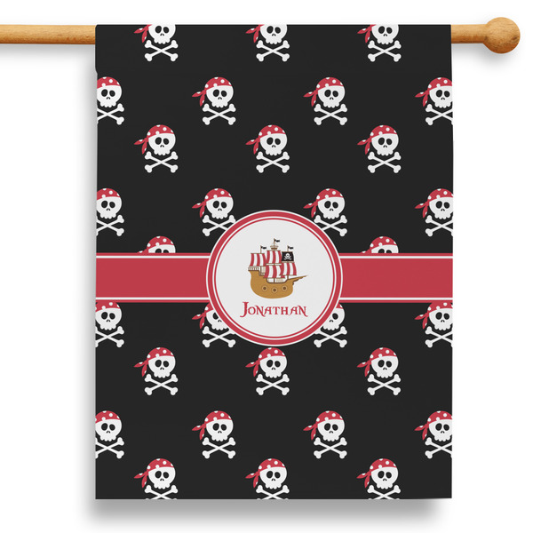 Custom Pirate 28" House Flag (Personalized)