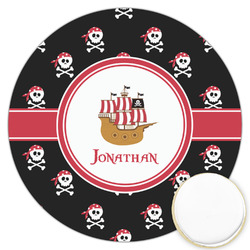 Pirate Printed Cookie Topper - 3.25" (Personalized)