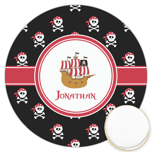 Custom Pirate Printed Cookie Topper - 3.25" (Personalized)