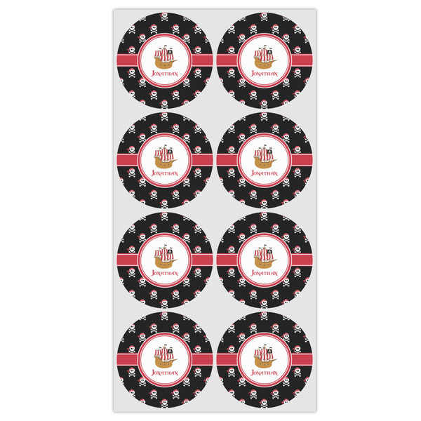 Pirate Icing Circle - Medium - Set of 8