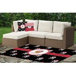 Pirate Indoor / Outdoor Rug - Custom Size w/ Name or Text