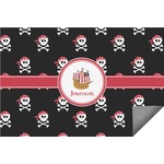 Pirate Indoor / Outdoor Rug - 6'x8' w/ Name or Text