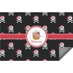 Pirate Indoor / Outdoor Rug - 6'x8' w/ Name or Text