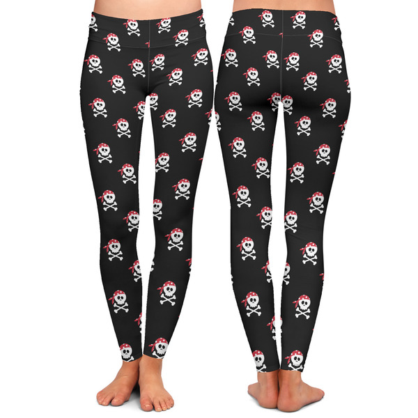 Pirate Ladies Leggings - Front and Back