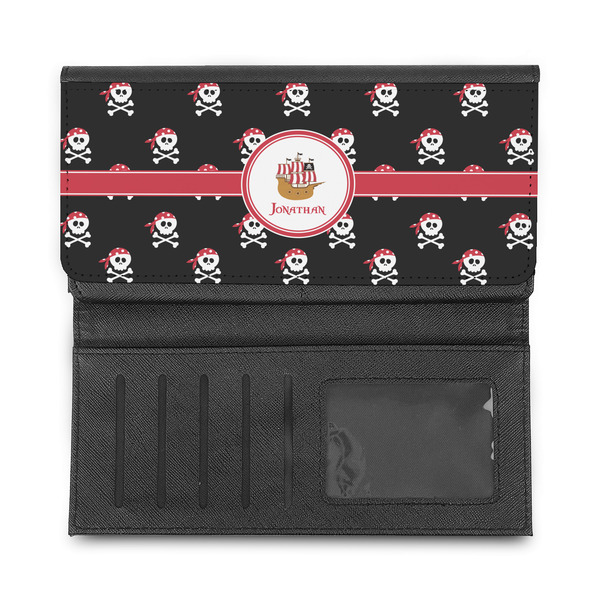 Pirate Ladies Wallet - Half Way Open