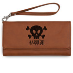 Pirate Ladies Leatherette Wallet - Laser Engraved (Personalized)