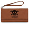 Pirate Ladies Wallet - Leather - Rawhide - Front View