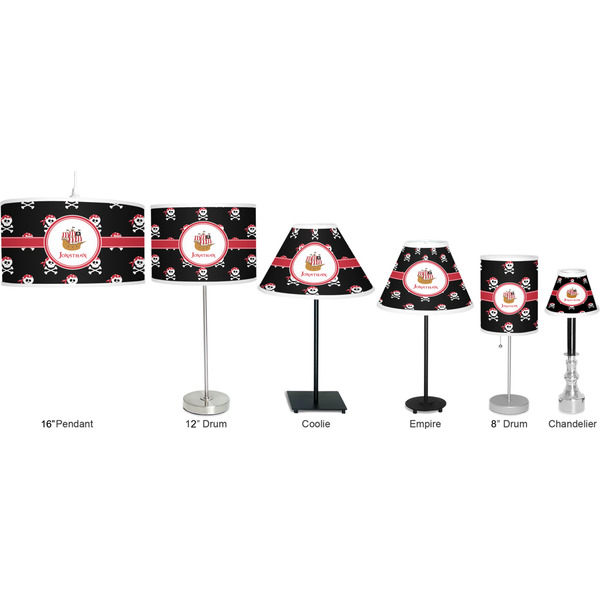 Pirate Lamp Full View Size Comparison