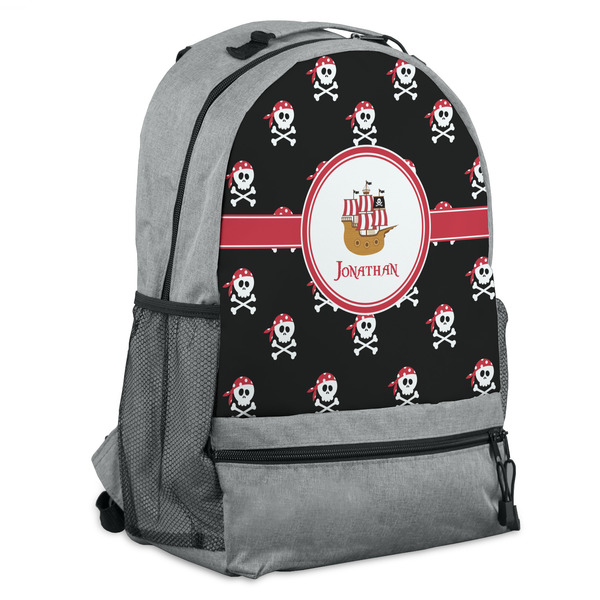 Custom Pirate Backpack - Grey (Personalized)