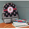 Pirate Large Backpack - Gray - On Desk
