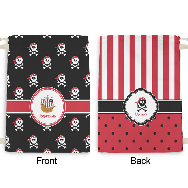 Pirate Large Laundry Bag - Front & Back View