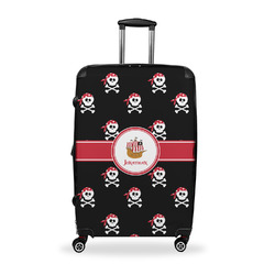 Pirate Suitcase - 28" Large - Checked w/ Name or Text