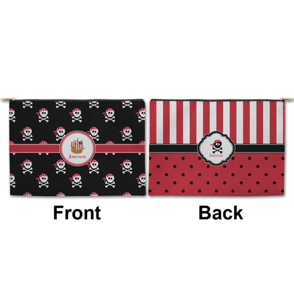 Pirate Large Zipper Pouch Approval (Front and Back)