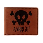 Pirate Leatherette Bifold Wallet - Double Sided (Personalized)