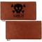Pirate Leather Checkbook Holder Front and Back Single Sided - Apvl