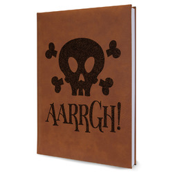 Pirate Leather Sketchbook - Large - Double Sided (Personalized)