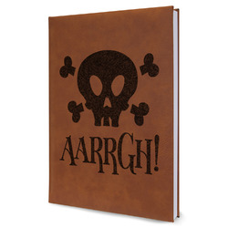 Pirate Leather Sketchbook - Large - Single Sided (Personalized)