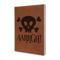 Pirate Leather Sketchbook - Small - Double Sided (Personalized)