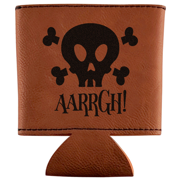 Custom Pirate Leatherette Can Sleeve (Personalized)